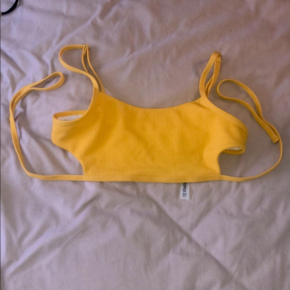 SHEIN Gold bikini top